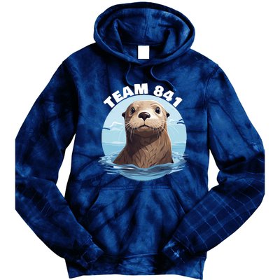 841 Surfing Otter 841 Otter Team 841 California Otter 841 Tie Dye Hoodie