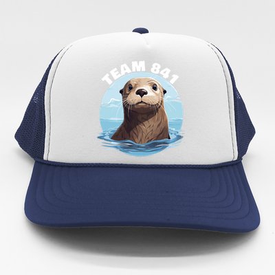 841 Surfing Otter 841 Otter Team 841 California Otter 841 Trucker Hat