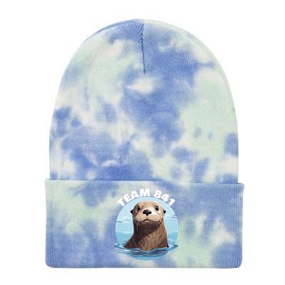 841 Surfing Otter 841 Otter Team 841 California Otter 841 Tie Dye 12in Knit Beanie