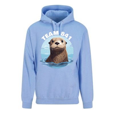 841 Surfing Otter 841 Otter Team 841 California Otter 841 Unisex Surf Hoodie