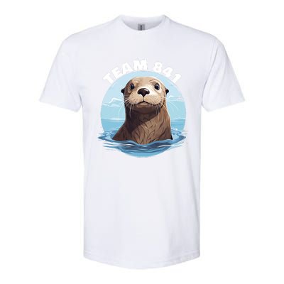 841 Surfing Otter 841 Otter Team 841 California Otter 841 Softstyle CVC T-Shirt