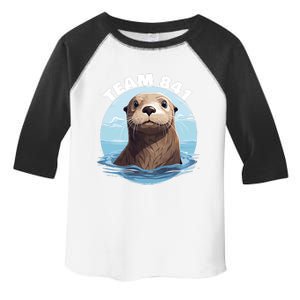 841 Surfing Otter 841 Otter Team 841 California Otter 841 Toddler Fine Jersey T-Shirt