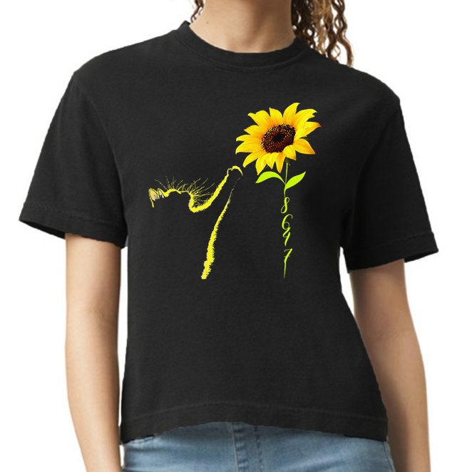 8647 Subtle Political Statement 86 47 Cat Sunflower Comfort Colors Boxy T-Shirt