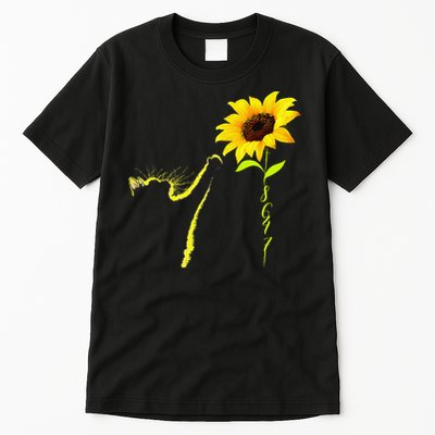 8647 Subtle Political Statement 86 47 Cat Sunflower Tall T-Shirt