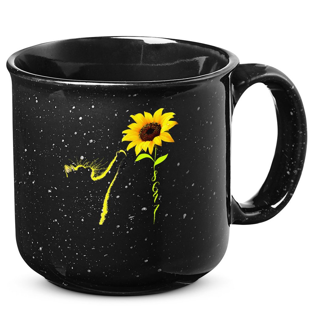 8647 Subtle Political Statement 86 47 Cat Sunflower 15oz Campfire Ceramic Mug