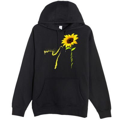 8647 Subtle Political Statement 86 47 Cat Sunflower Premium Pullover Hoodie