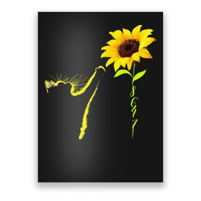 8647 Subtle Political Statement 86 47 Cat Sunflower Poster