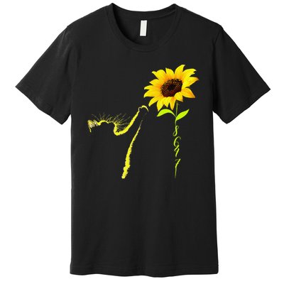 8647 Subtle Political Statement 86 47 Cat Sunflower Premium T-Shirt