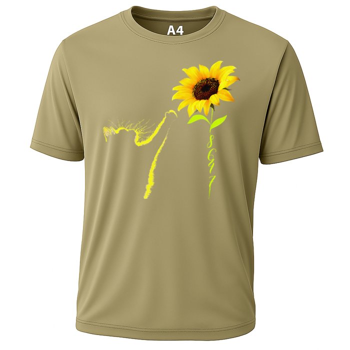8647 Subtle Political Statement 86 47 Cat Sunflower Cooling Performance Crew T-Shirt