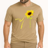 8647 Subtle Political Statement 86 47 Cat Sunflower Cooling Performance Crew T-Shirt