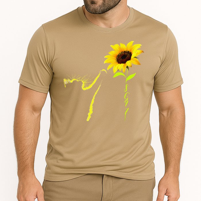 8647 Subtle Political Statement 86 47 Cat Sunflower Cooling Performance Crew T-Shirt