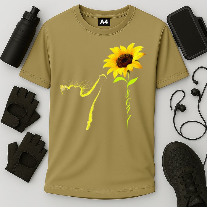 8647 Subtle Political Statement 86 47 Cat Sunflower Cooling Performance Crew T-Shirt