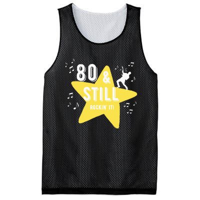 80 & Still Rockin It! Mesh Reversible Basketball Jersey Tank