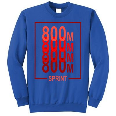 800m Sprint Track & Field Sprinter Athlete Red Sweatshirt