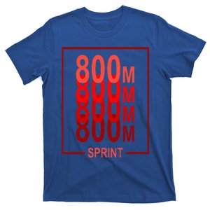 800m Sprint Track & Field Sprinter Athlete Red T-Shirt