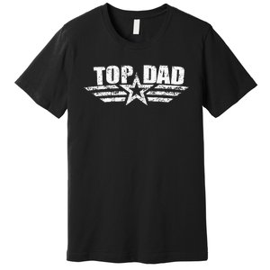 80s Top Dad Fathers Day Gift from Daughter Son Wife Premium T-Shirt