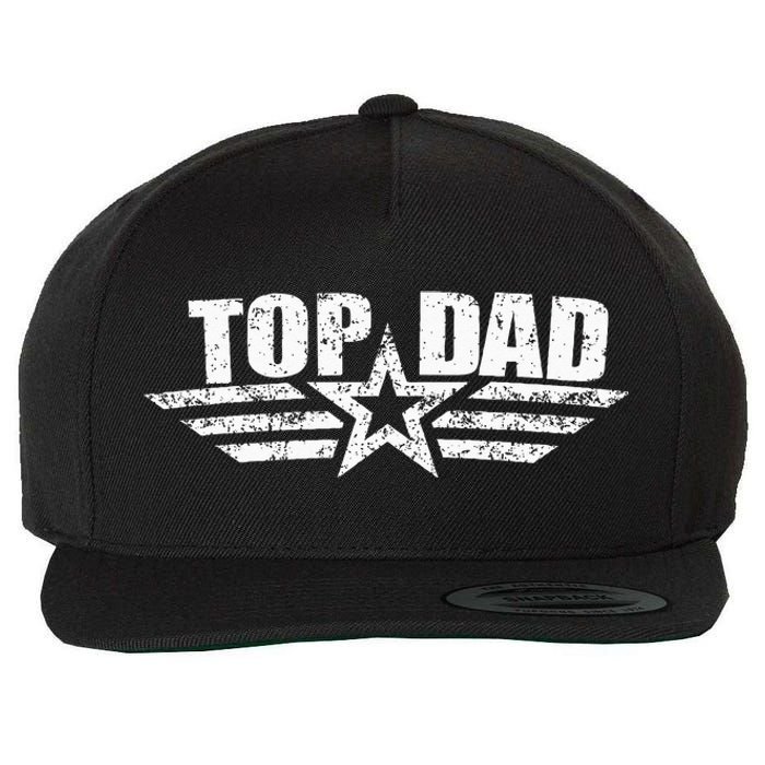 80s Top Dad Fathers Day Gift from Daughter Son Wife Wool Snapback Cap