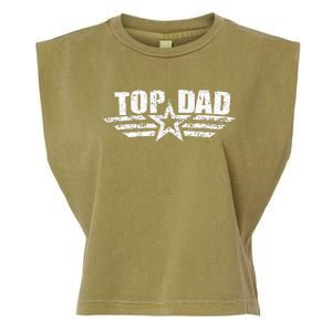 80s Top Dad Fathers Day Gift from Daughter Son Wife Garment-Dyed Women's Muscle Tee