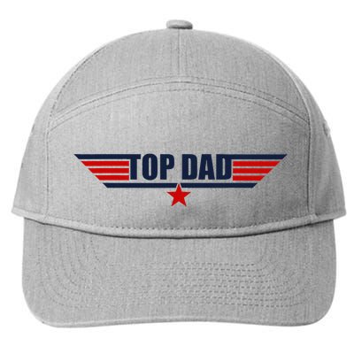 80s Top Dad Fathers Day Gift From Daughter Son Wife 7-Panel Snapback Hat