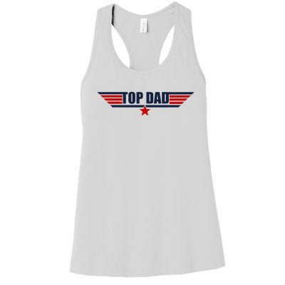 80s Top Dad Fathers Day Gift From Daughter Son Wife Women's Racerback Tank