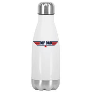 80s Top Dad Fathers Day Gift From Daughter Son Wife Stainless Steel Insulated Water Bottle