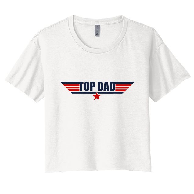 80s Top Dad Fathers Day Gift From Daughter Son Wife Crop Top