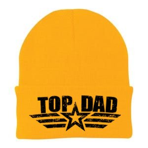 80s Top Dad Fathers Day Gift From Daughter Son Kids Wife Knit Cap Winter Beanie