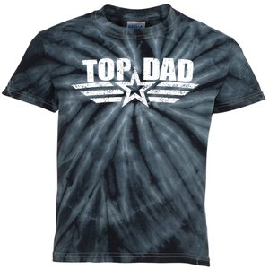 80s Top Dad Fathers Day Gift From Daughter Son Kids Wife Kids Tie-Dye T-Shirt