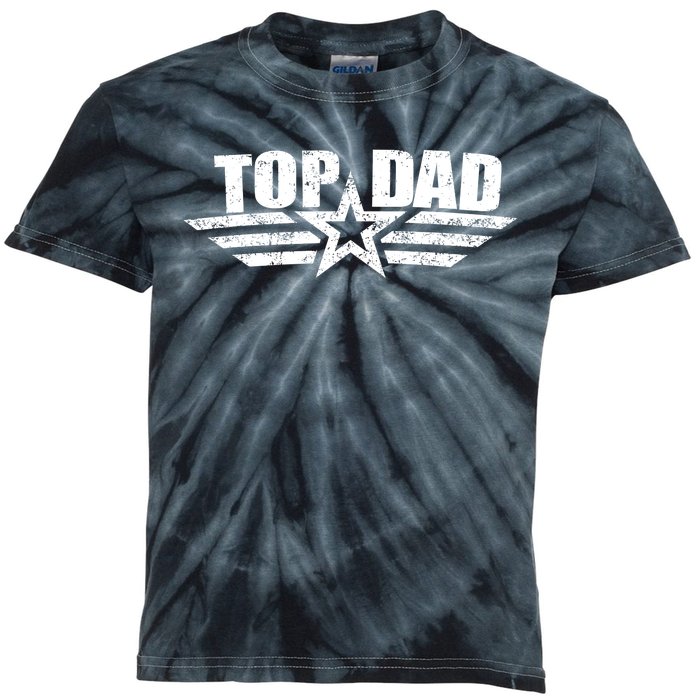 80s Top Dad Fathers Day Gift From Daughter Son Kids Wife Kids Tie-Dye T-Shirt