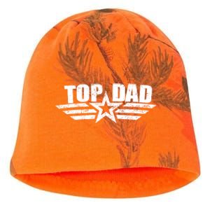 80s Top Dad Fathers Day Gift From Daughter Son Kids Wife Kati - Camo Knit Beanie