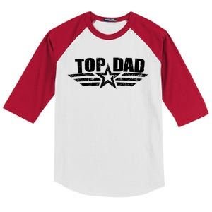 80s Top Dad Fathers Day Gift From Daughter Son Kids Wife Kids Colorblock Raglan Jersey