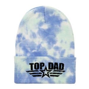 80s Top Dad Fathers Day Gift From Daughter Son Kids Wife Tie Dye 12in Knit Beanie