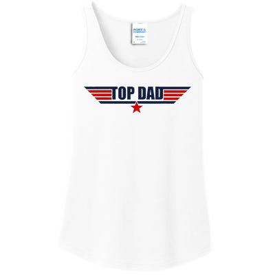 80s Top Dad Fathers Day Gift From Daughter Son Ladies Essential Tank