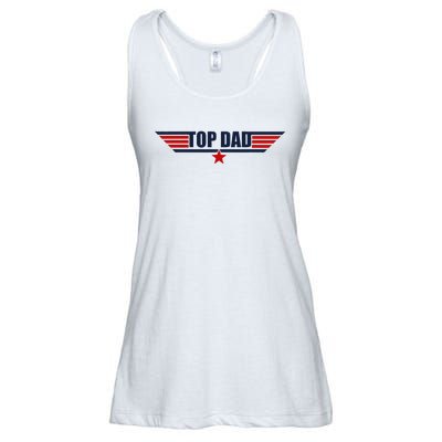 80s Top Dad Fathers Day Gift From Daughter Son Ladies Essential Flowy Tank