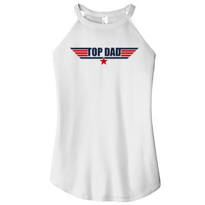 80s Top Dad Fathers Day Gift From Daughter Son Women’s Perfect Tri Rocker Tank