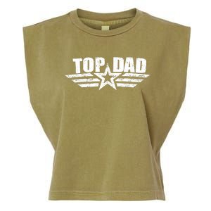 80s Top Dad Fathers Day Gift From Daughter Son Kids Wife Garment-Dyed Women's Muscle Tee