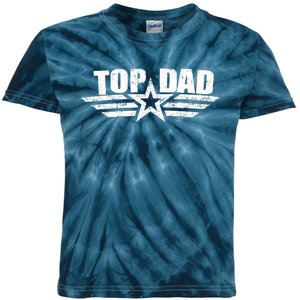 80s Top Dad Fathers Day Gift From Daughter Son Kids Wife Kids Tie-Dye T-Shirt