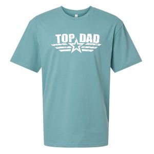 80s Top Dad Fathers Day Gift From Daughter Son Kids Wife Sueded Cloud Jersey T-Shirt