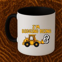 8th Birthday I'm Digging Being Eight Mug
