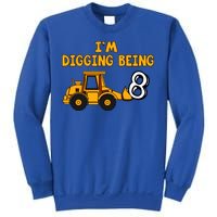 8th Birthday I'm Digging Being Eight Sweatshirt