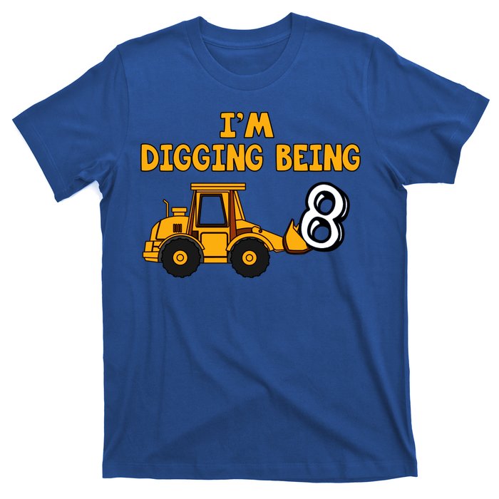 8th Birthday I'm Digging Being Eight T-Shirt