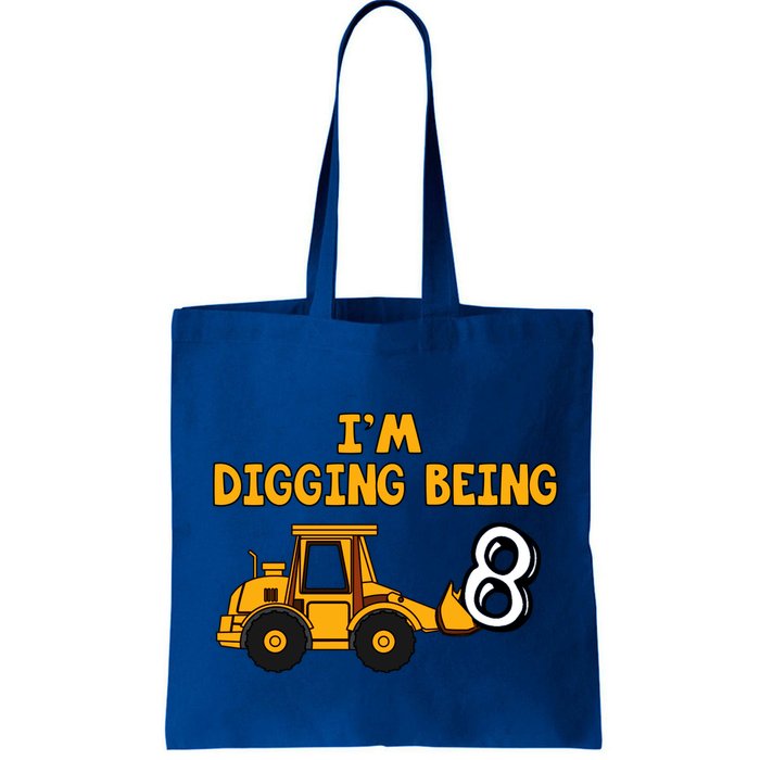8th Birthday I'm Digging Being Eight Bag
