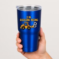 8th Birthday I'm Digging Being Eight Tumbler