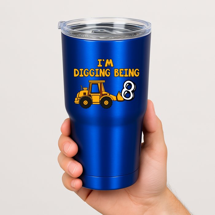 8th Birthday I'm Digging Being Eight Tumbler