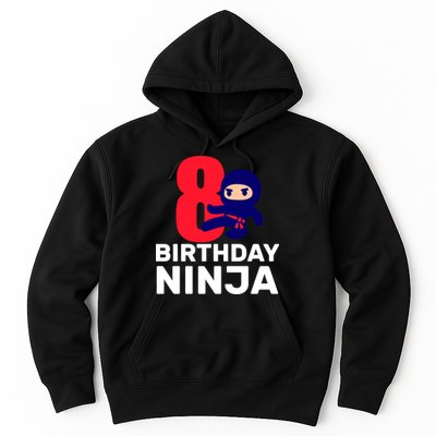 8th Birthday Ninja Hoodie