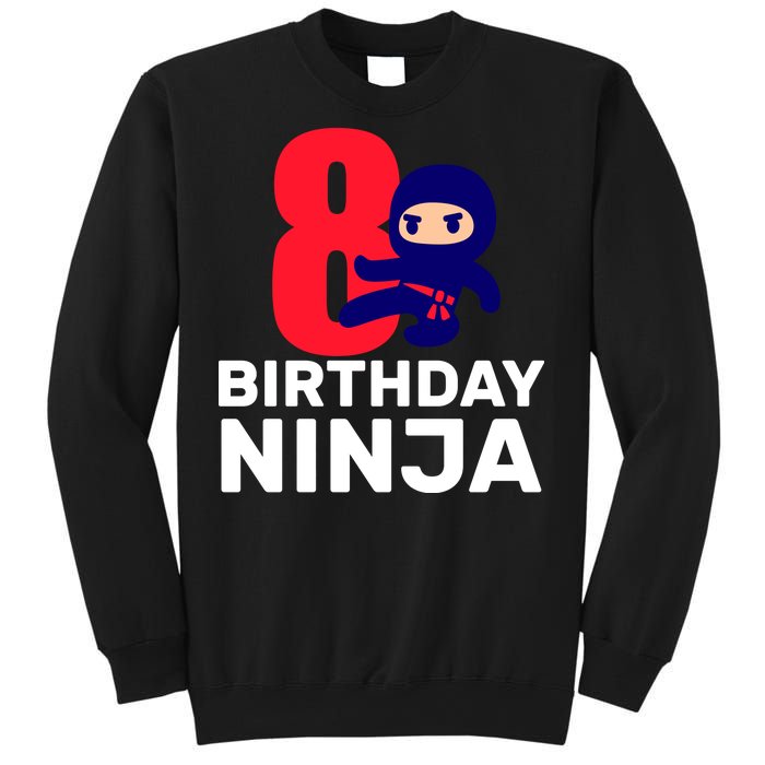 8th Birthday Ninja Sweatshirt