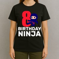 8th Birthday Ninja T-Shirt