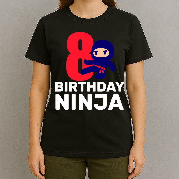 8th Birthday Ninja T-Shirt