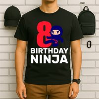 8th Birthday Ninja T-Shirt