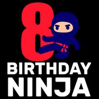 8th Birthday Ninja T-Shirt